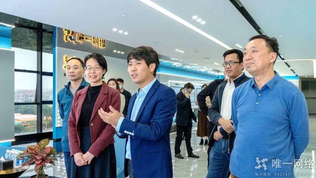 東莞市委網信辦領導一行調研走訪唯一網絡